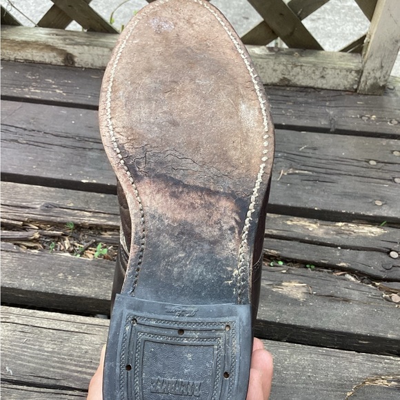 Vintage Leather Roper Boots | Size 6 1/2 | Cowboy & Western Boots - Picture 6 of 10